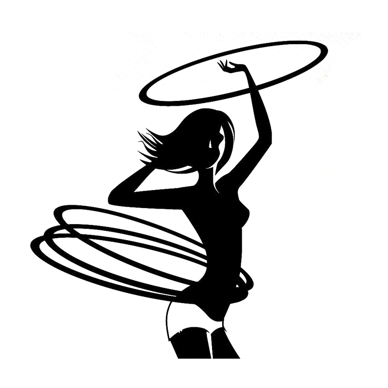 Fuel Fitness & Nutrition Oakbank - 15 * 14CM hula hoop girl