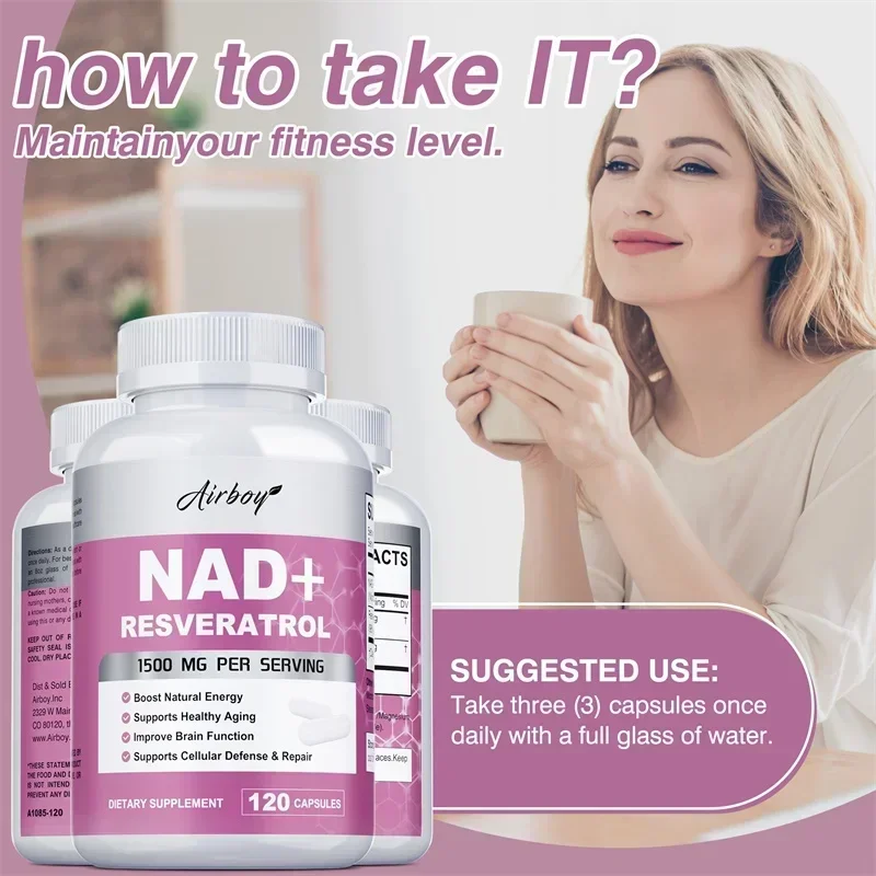 NAD + Resveratrol - Support Ce - Resveratrol Capsule Anti Aging 评论和价格