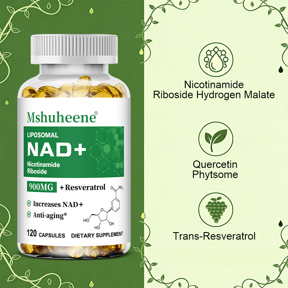 NAD+ Booster Capsules with Que - Resveratrol Capsule Anti Aging 评论和价格