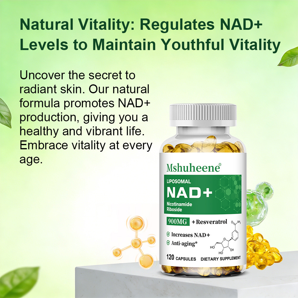 NAD+ Booster Capsules with Que - Resveratrol Capsule Anti Aging 评论和价格