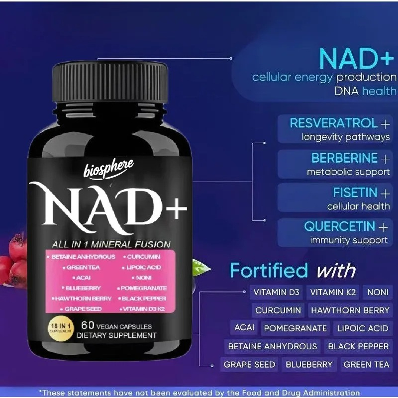 NAD supplement  nicotinamide n - Resveratrol Capsule Anti Aging 评论和价格