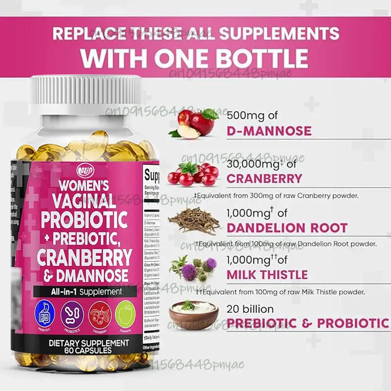 60 Capsules Female Probiotics+ - Probiotic 60 Billion 评论和价格