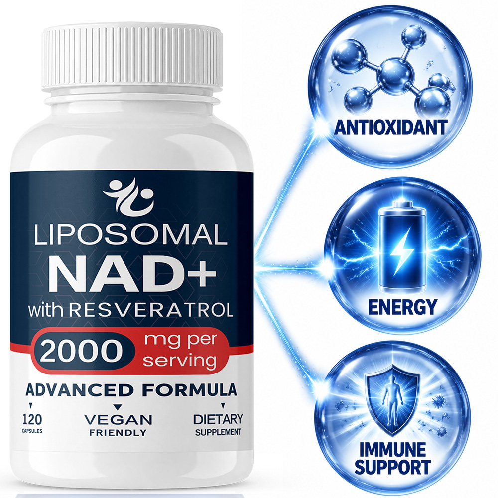 Liposomal Nad+supplement with  - Resveratrol Capsule Anti Aging 评论和价格