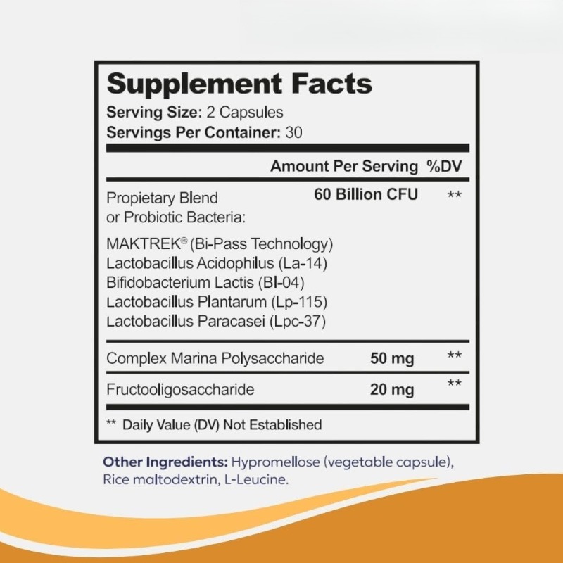 Probiotic Strains - Gut, Diges - Probiotic 60 Billion 评论和价格