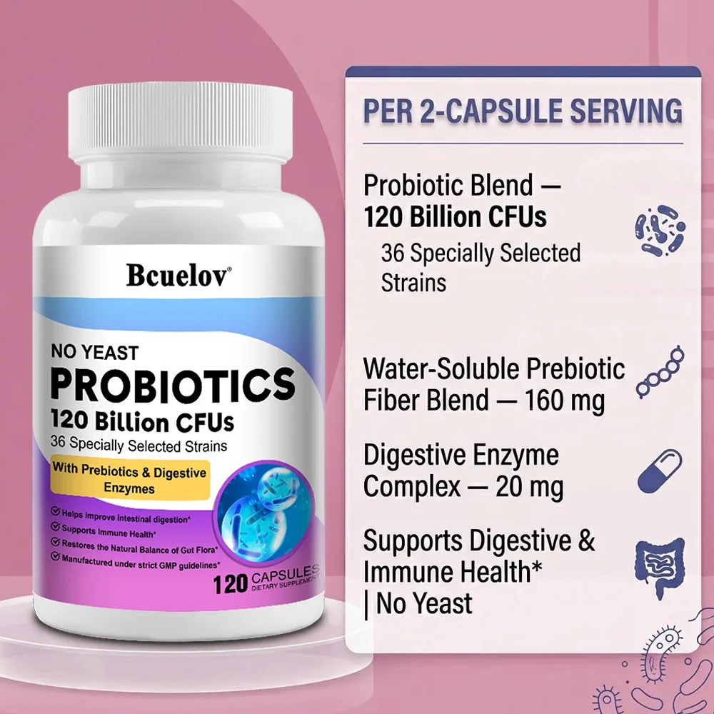 Organic Enzymes Probiotic Caps - Probiotic 60 Billion 评论和价格