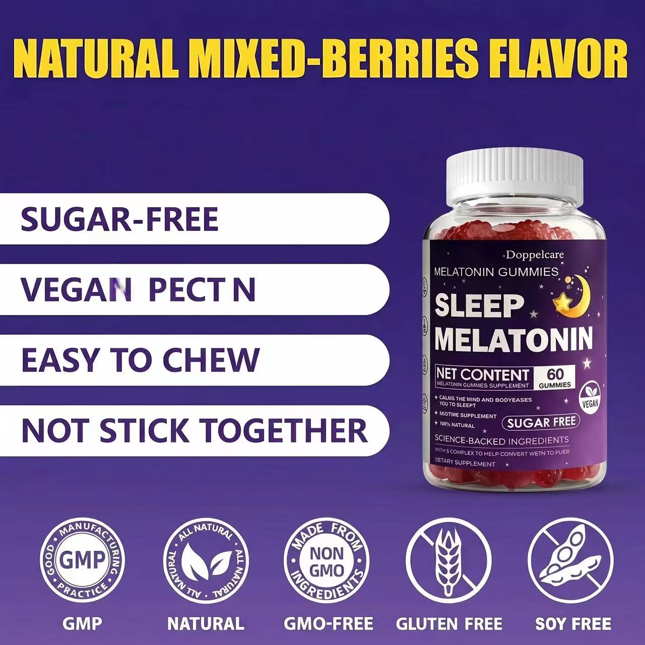 Sleep Melatonin Gummies Sugar- - Melatonin Sleep Gummy 评论和价格