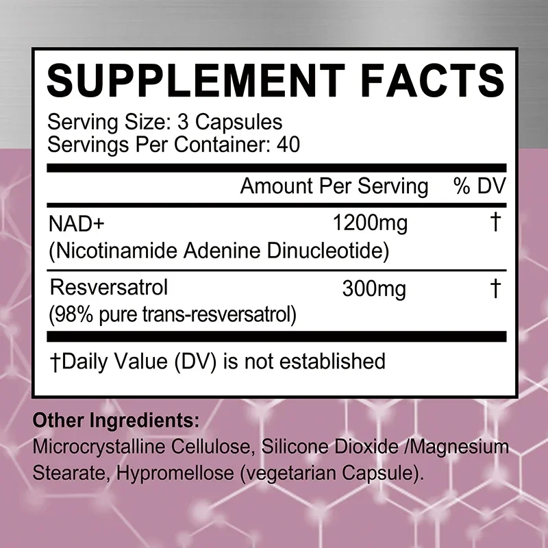 NAD+ Resveratrol Supplements - - Resveratrol Capsule Anti Aging 评论和价格