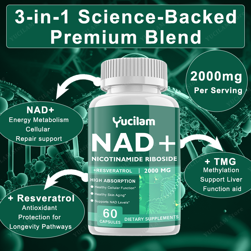 NAD+ Resveratrol Supplement -  - Resveratrol Capsule Anti Aging 评论和价格